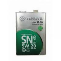 Моторное масло TOYOTA 5W-20 SN Motor Oil 4л