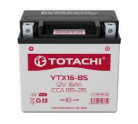 аккумулятор totachi moto ytx16-bs 16 а/ч r фото
