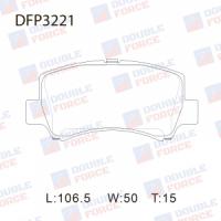 Тормозные колодки DOUBLE FORCE DFP3221 (диск.)